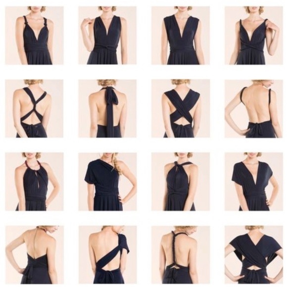 RARE Butter By Nadia Tarr Pink Infinity Wrap Dress - Picture 7 of 8